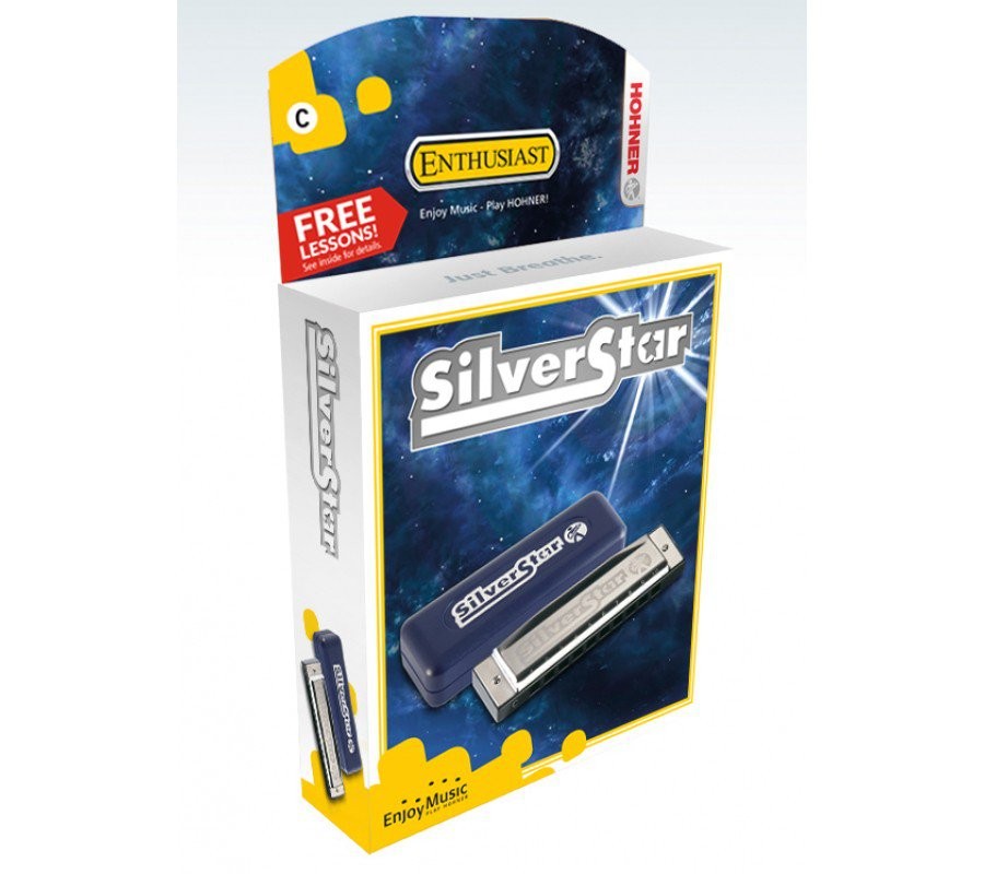 HOHNER SILVER STAR F-dur ústní harmonika