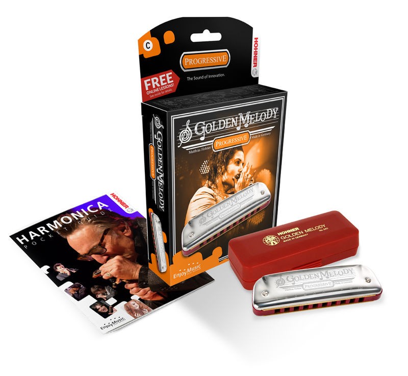 HOHNER GOLDEN MELODY B-dur ústní harmonika