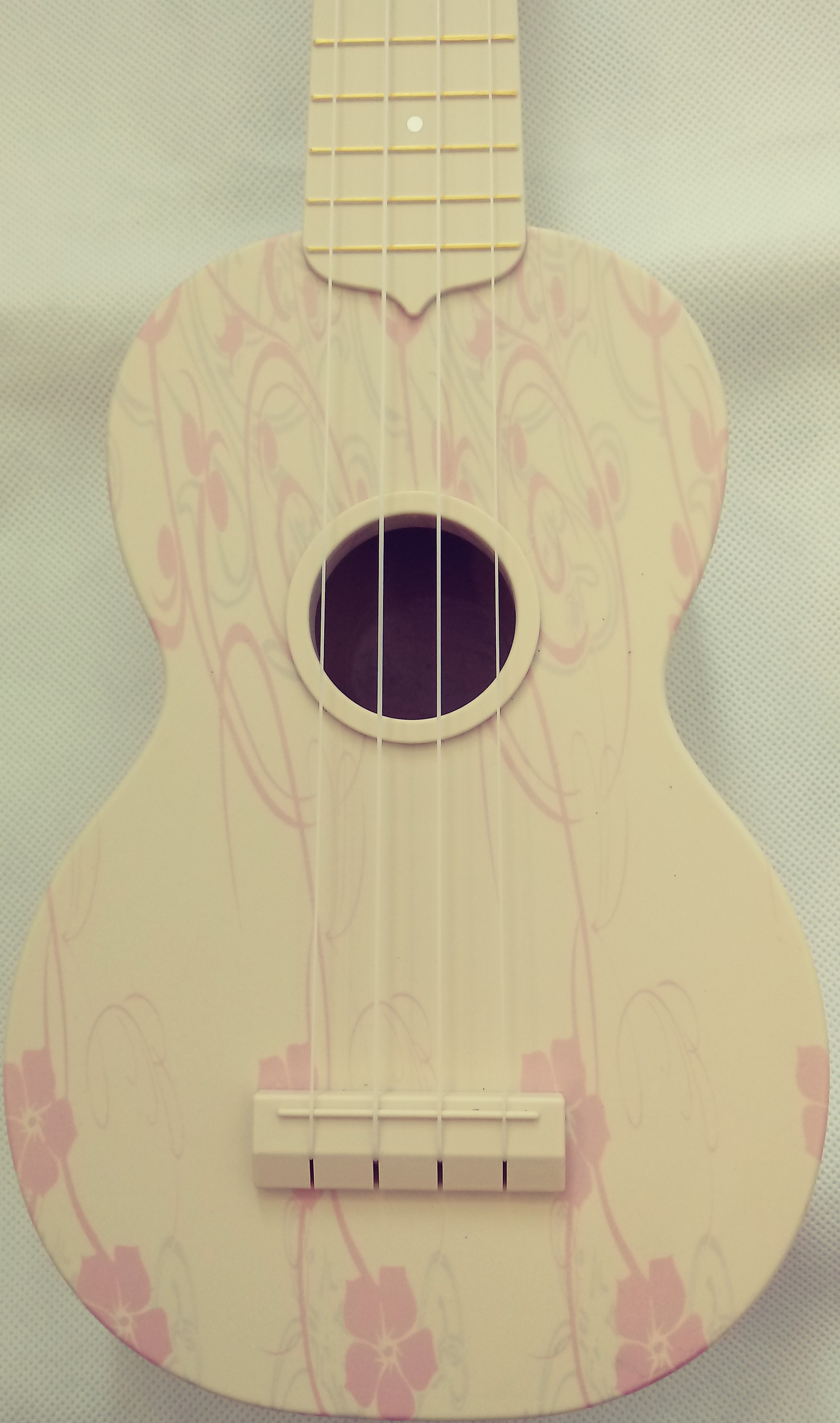 AUDIANA sopránové ukulele růžové žíhance