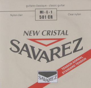 SAVAREZ 501CR E1 NEW CRISTAL ROUGE jednotlivá nylonová struna pro klasickou kytaru