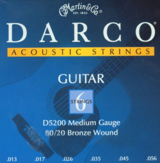 DARCO D5200 struny pro akustickou kytaru .013-.056