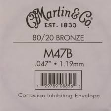 MARTIN M47B E6 .047 jednotlivá struna pro kytaru bronze
