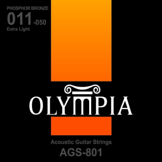 OLYMPIA AGS801 struny pro akustickou kytaru .011-.050