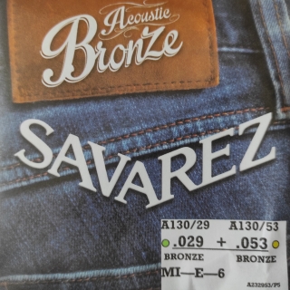 SAVAREZ .029 D jednotlivá struna pro kytaru, bronz