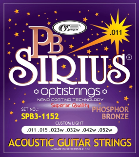 GORSTRINGS PB struny pro akustickou kytaru .011-.052