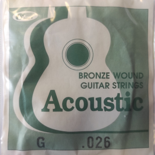 GORSTRINGS 15B6-92 G .026 jednotlivá struna pro kytaru, bronze