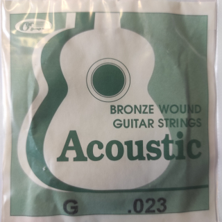 GORSTRINGS 19B6-00 G .023 jednotlivá struna pro kytaru, bronze