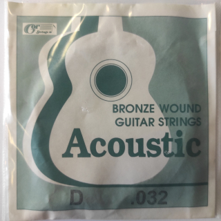 GORSTRINGS 19B6-00 G .032 jednotlivá struna pro kytaru, bronze