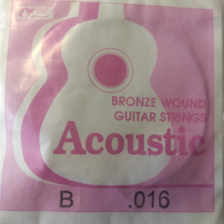 GORSTRINGS 4B6-92 B .016 jednotlivá struna pro kytaru, bronze