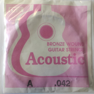 GORSTRINGS 4B6-92 A .042 jednotlivá struna pro kytaru, bronze