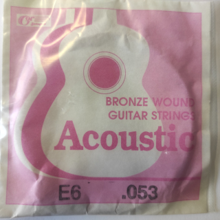 GORSTRINGS 4B6-92 E6 .053 jednotlivá struna pro kytaru, bronze