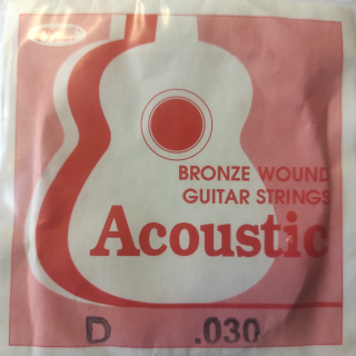 GORSTRINGS 2B6-92 D .030 jednotlivá struna pro kytaru, bronze