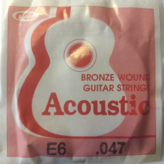 GORSTRINGS 2B6-92 E6 .047 jednotlivá struna pro kytaru, bronze