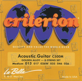 LA BELLA C500M Criterion struny pro akustickou kytaru .013-.056