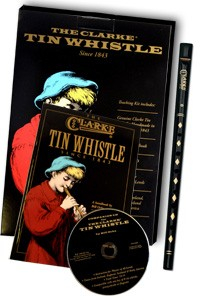 CLARKE WTCD SET D+noty+CD irská flétna černá D