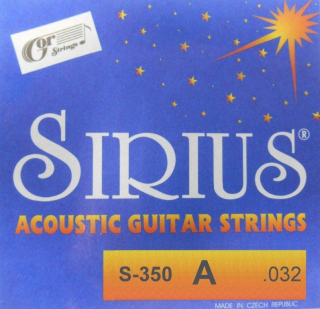 GORSTRINGS Sirius A .032 jednotlivá struna pro akustickou kytaru