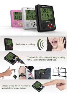 JOYO JM-60 digitální mini metronom, USB