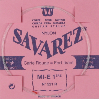 SAVAREZ 521R E Red high jednotlivá nylonová struna