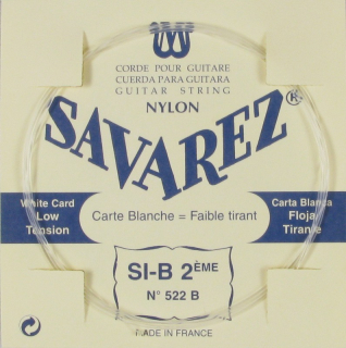 SAVAREZ 522B H Blanc jednotlivá nylonová struna