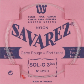 SAVAREZ 523R G Red high jednotlivá nylonová struna
