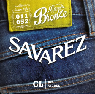 SAVAREZ A130CL kovové struny pro akustickou kytaru