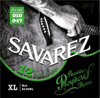 SAVAREZ A240XL kovové struny pro 12str. kytaru